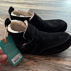 OluKai Black Suede Boots